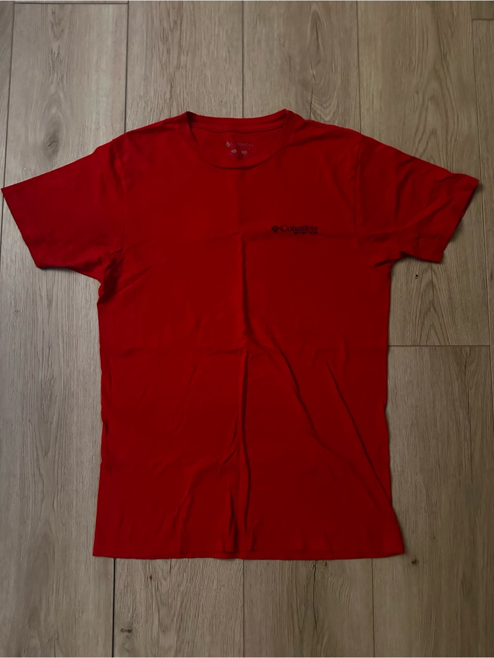 Columbia Men's Red Short Sleeve Crew Tee
